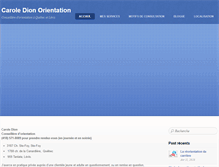 Tablet Screenshot of caroledion-orientation.com